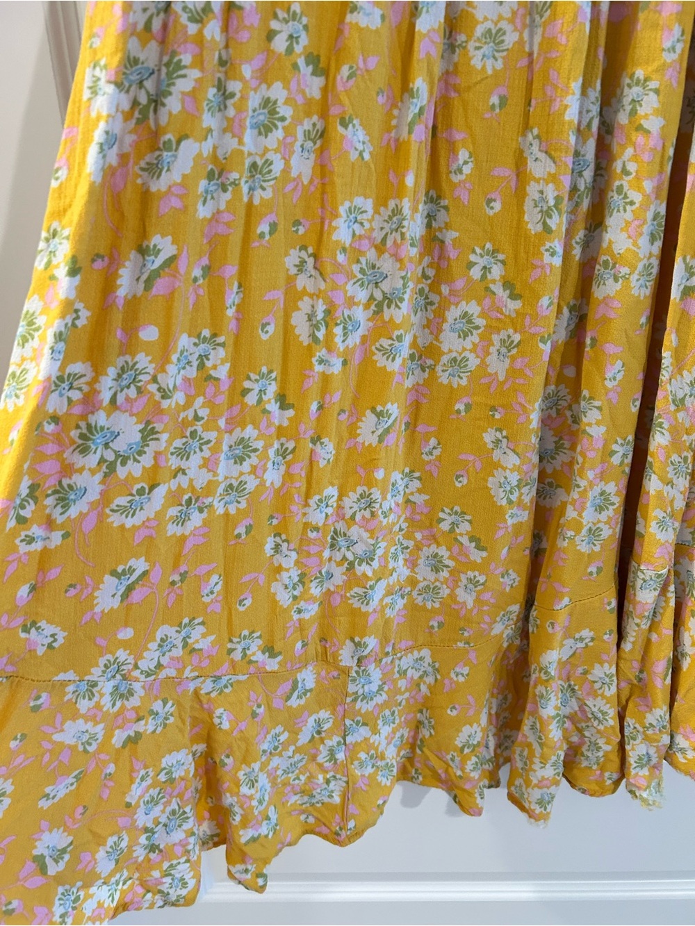 Rachel Zoe Yellow Floral Maxi Skirt - Picture 13 of 15